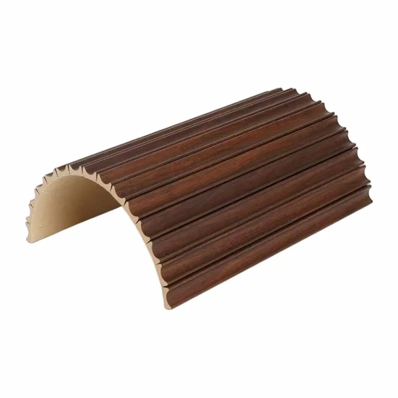 Triangle Edge Wallboard PVC Tech Wood factory